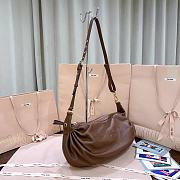 Kitlife Miu Miu Shoulder Bag Brown 30x22x5cm - 6