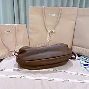 Kitlife Miu Miu Shoulder Bag Brown 30x22x5cm - 5