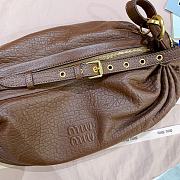 Kitlife Miu Miu Shoulder Bag Brown 30x22x5cm - 2