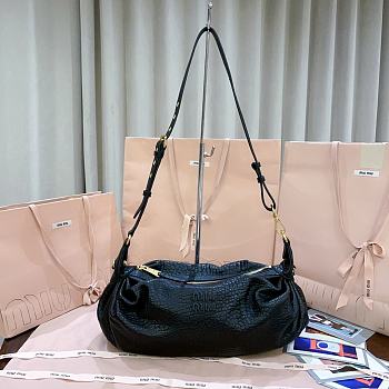 Kitlife Miu Miu Shoulder Bag Black 30x22x5cm