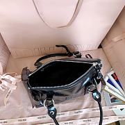 Kitlife Miu Miu Shiny Black Leather Top-handle Bag 27x22x13cm - 5