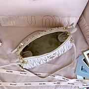 Kitlife Miu Miu Caprice Matelassé Light Pink Nappa Leather Clutch 28x14.5x10cm - 3