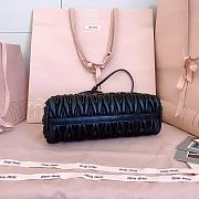 Kitlife Miu Miu Caprice Matelassé Black Nappa Leather Clutch 28x14.5x10cm - 5