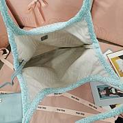 Kitlife Miu Miu Ivy Sequin Mesh Bag Blue 35x40cm - 6