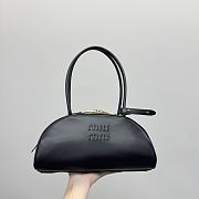 Kitlife Miu Miu Beau Leather Bag Black 32cm - 1