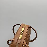 Kitlife Miu Miu Beau Leather Bag Brown 32cm - 6