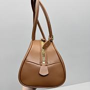Kitlife Miu Miu Beau Leather Bag Brown 32cm - 2
