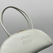 Kitlife Miu Miu Beau Leather Bag White 32cm - 3