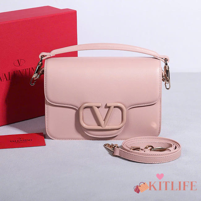 Kitlife Valentino Garavani Loco Vlogo Signature Bag Light Pink 22x16x7cm - 1