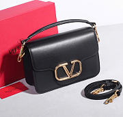 Kitlife Valentino Garavani Loco Vlogo Signature Bag Black 22x16x7cm  - 4