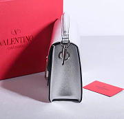 Kitlife Valentino Garavani Loco Vlogo Signature Bag Silver 22x16x7cm - 6