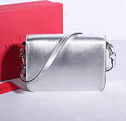 Kitlife Valentino Garavani Loco Vlogo Signature Bag Silver 22x16x7cm - 2