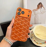 Kitlife Goyard Phone Case Orange - 1