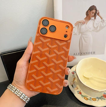 Kitlife Goyard Phone Case Orange