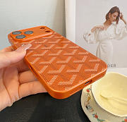 Kitlife Goyard Phone Case Orange - 5