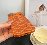 Kitlife Goyard Phone Case Orange - 4