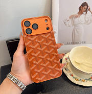 Kitlife Goyard Phone Case Orange - 3