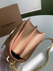 Kitlife Burberry Quilted Monogram Lambskin Crossbody Bag Beige 21x6x16cm  - 5