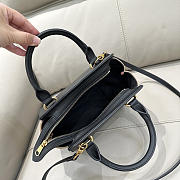Kitlife Burberry Banwell Tote Bag In Black Leather 21x20x13cm - 5