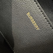 Kitlife Burberry Banwell Tote Bag In Black Leather 21x20x13cm - 3