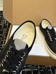 Kitlife Dior Saltwind Sneaker Black Dior Oblique Embroidered Cotton  - 3