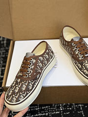 Kitlife Dior Saltwind Sneaker Beige and Brown Dior Oblique Embroidered Cotton  - 3