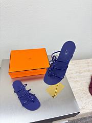 Kitlife Hermes Mykonos Sandals Dark Blue  - 2