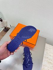 Kitlife Hermes Mykonos Sandals Dark Blue  - 3