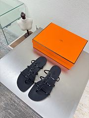 Kitlife Hermes Mykonos Sandals Black - 1