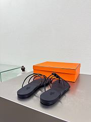 Kitlife Hermes Mykonos Sandals Black - 3