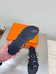 Kitlife Hermes Mykonos Sandals Black - 4