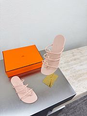 Kitlife Hermes Mykonos Sandals Beige - 4