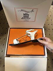 Kitlife Hermes Marinella Sandals Black & White - 4