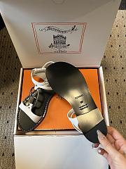 Kitlife Hermes Marinella Sandals Black & White - 5