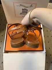 Kitlife Hermes Marinella Sandals Brown - 3