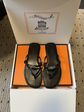 Kitlife Hermes Miss Sandals Black 