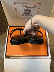 Kitlife Hermes Miss Sandals Black  - 5