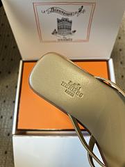 Kitlife Hermes Miss Sandals Beige - 5
