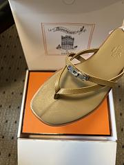 Kitlife Hermes Miss Sandals Beige - 4