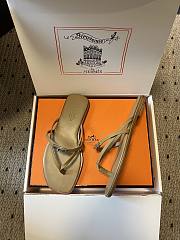 Kitlife Hermes Miss Sandals Beige - 2