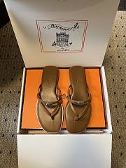 Kitlife Hermes Miss Sandals Brown - 1