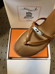 Kitlife Hermes Miss Sandals Brown - 4
