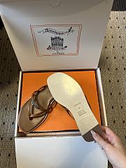 Kitlife Hermes Miss Sandals Brown - 3