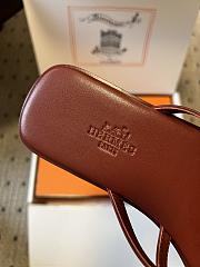 Kitlife Hermes Miss Sandals Dark Brown - 6