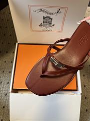 Kitlife Hermes Miss Sandals Dark Brown - 5