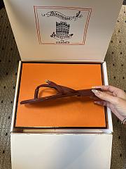 Kitlife Hermes Miss Sandals Dark Brown - 3