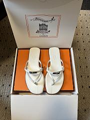 Kitlife Hermes Miss Sandals White - 1
