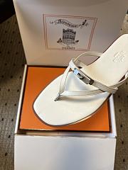 Kitlife Hermes Miss Sandals White - 6