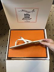 Kitlife Hermes Miss Sandals White - 5
