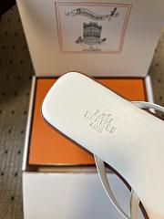 Kitlife Hermes Miss Sandals White - 4